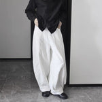 Casual Curved Loose-fitting Trousers