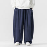 Retro Linen Wide-leg Lantern Pants