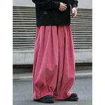 Japanese Embroidered Oversized Corduroy Pants