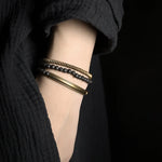 Retro Multi-layer Volcanic Stone Bracelet