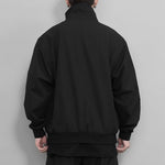 Stand Collar Casual Pocket Work Jacket