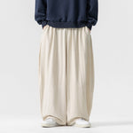Retro Linen Wide-leg Lantern Pants
