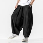 Straight-leg Casual Retro Lantern Pants