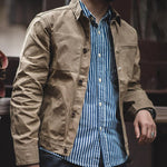 Retro Casual  Canvas Jacket