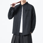 Double-layer Collar Loose Casual Shirt