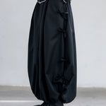 Strappy Wide Leg Ninth Pants