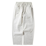 Elastic Waist Drawstring Loose Straight Leg Pants