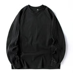 Loose Washed Crew Neck Casual Sweatshirt