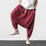 Solid Color Casual Loose Harem Pants