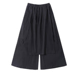 Baggy Black Pants Hakama Pants