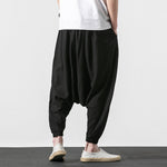 Solid Color Casual Loose Harem Pants