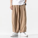 Straight-leg Casual Retro Lantern Pants