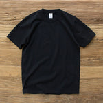 Solid Color Round Neck Loose Casual T-shirt
