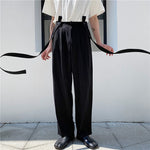 Ribbon Wide-leg Pants