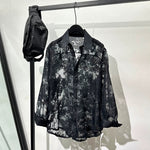 Micro-sheer Loose Casual Shirt