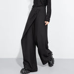 Irregular Loose High-waisted Wide-leg Casual Pants