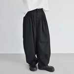 Multi-button Casual Loose Lantern Pants