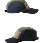 Colorblock Buckle Adjustment Baseball Cap