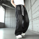 Retro Straight Wide-leg Jeans