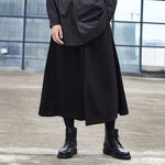Casual Wide Leg Culottes Hakama Pants