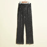 Sequin Tassels Party Stage Performance Shirts and Pants