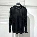 Hollow Loose Long-sleeved Shirt