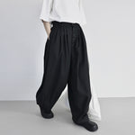 Multi-button Casual Loose Lantern Pants