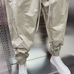 Breathable Mesh Loose-fitting Utility Harem Pants