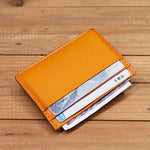 Ultra-thin Mini Leather Coin Purse Card Holder