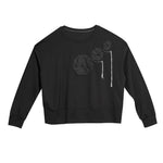 Casual Round Neck 3D Flower T-shirt