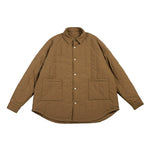 Lapel Loose Casual Thick Jacket