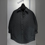 Quilted Thickened Rhombus Cotton Coat