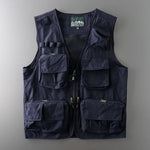 Multi-pocket Loose Casual Work Vest