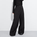 Irregular Loose High-waisted Wide-leg Casual Pants