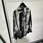 Vintage Striped Print Loose Shirt