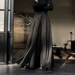 Retro Loose Casual Samurai Culottes Hakama Pants