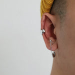 Single Paper Clip Earring