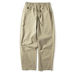 Elastic Waist Drawstring Loose Straight Leg Pants