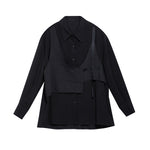 Fake Two-piece Loose Casual Shirt