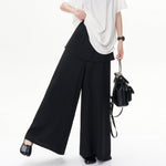 Women's Faux Two-Piece Casual Pants