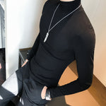 Solid Long-sleeved T-shirt