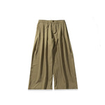 Retro-style Straight-leg Casual Pants