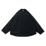 Retro Japanese Style Stand-up Collar Zip-up Jacket