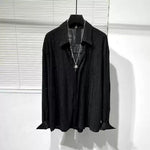 Ripped Loose Vintage Raw-edge Shirt