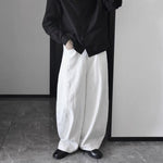Casual Curved Loose-fitting Trousers