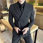 Double-breasted Casual Suit Jacket