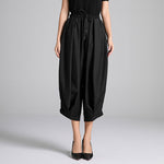 Women's Casual Pleated Wide-Leg Pants