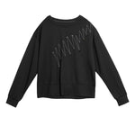 Loose Crew Neck 3D Decorative T-shirt
