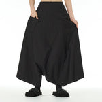 Loose Casual Wide-leg Low-crotch Culottes