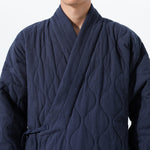 Cross-collar Loose Quilted Coat